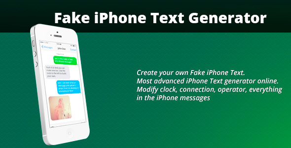 Fake iPhone Text Generator