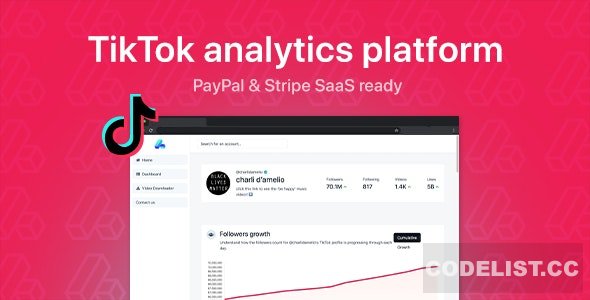 phpStatistics v1.5.1 - TikTok Analytics Platform (SAAS Ready) - ed