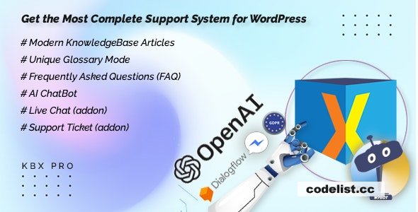 KnowledgeBase Glossary, FAQ & HelpDesk ChatBot v7.9.6