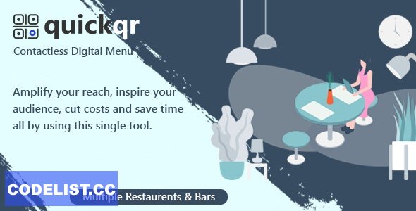 QuickQR v5.8 - Saas - Contactless Restaurant QR Menu Maker - ed