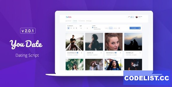 YouDate v2.0.1 - Dating Script