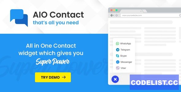 AIO Contact v2.9.0 - All in One Contact Widget