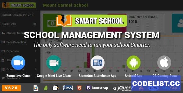 Smart School v6.2.0 - School Management System - ed