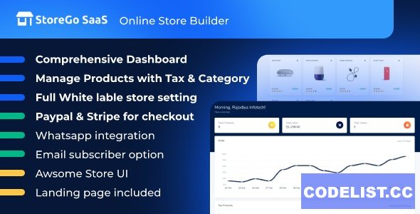 StoreGo SaaS v1.1 - Online Store Builder