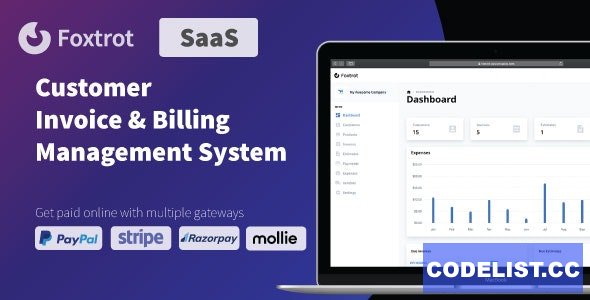 Foxtrot (SaaS) v1.0.4 - Customer, Invoice and Expense Management System