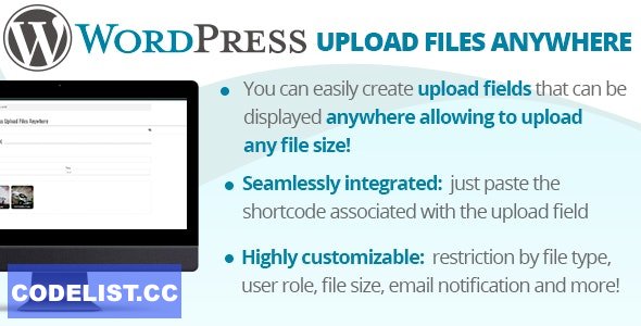 WordPress Upload Files Anywhere v2.6