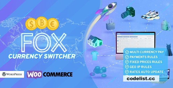 FOX v2.4.2 - Currency Switcher Professional for WooCommerce