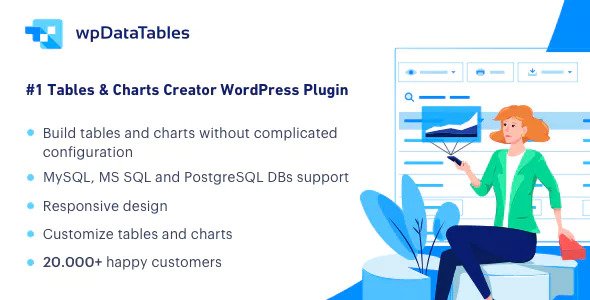 wpDataTables v6.6 - Tables and Charts Manager for WordPress