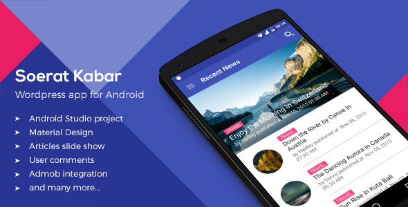 Soerat Kabar v2.0 - Wordpress App for Android 