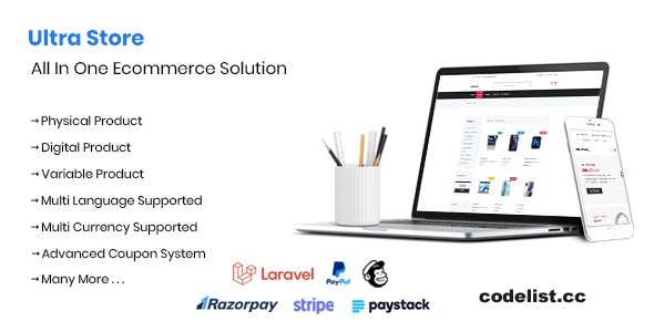 Ultra Store v1.3 - Multi Language Ecommerce System 