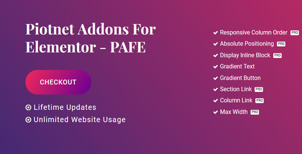 Piotnet Addons Pro For Elementor v7.1.39