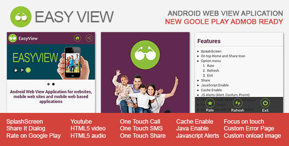 EasyView - Android WebView App