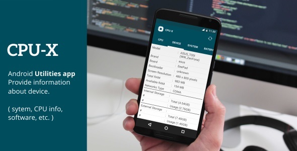 CPU-X - premium utilities app template