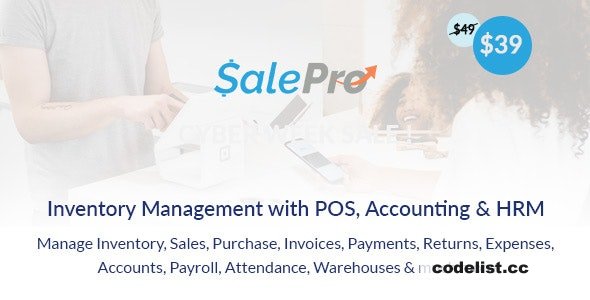 SalePro v3.7.0 - POS, Inventory Management System with HRM & Accounting - ed