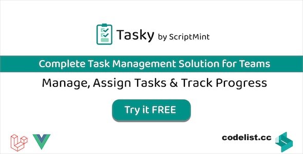 Tasky v1.0 - Complete Task Management Solution