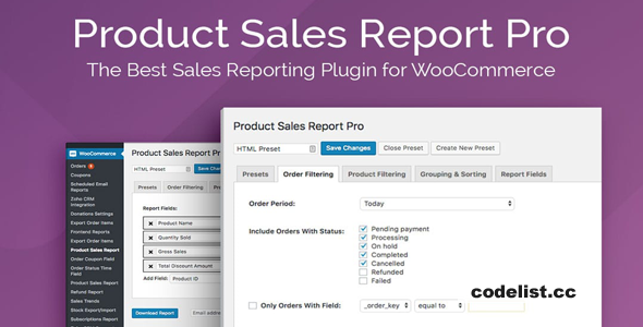 Product Sales Report Pro for WooCommerce v2.2.48