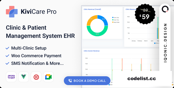 KiviCare Pro - Clinic & Patient Management System EHR (Add-on) v2.5.0