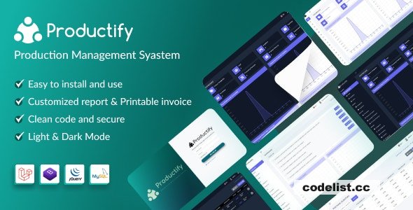 Productify v4.0 - Production Management System - ed