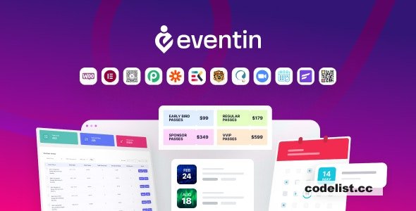 WP Eventin v4.0.4 - Events Manager & Tickets Selling Plugin for WooCommerce