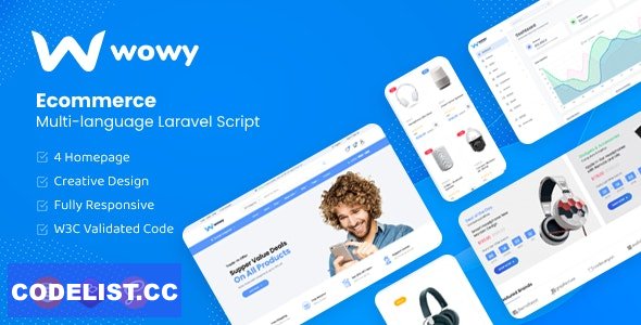 Wowy v1.11.2 - Multi-language Laravel eCommerce Script