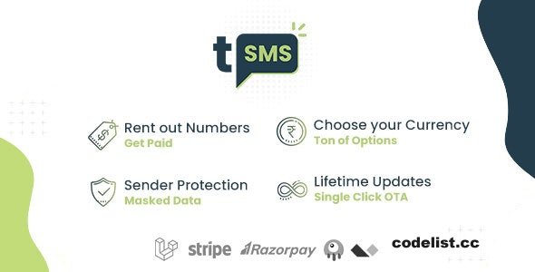 tSMS v2.1.1 - Temporary SMS Receiving System - SaaS - Rent out Numbers