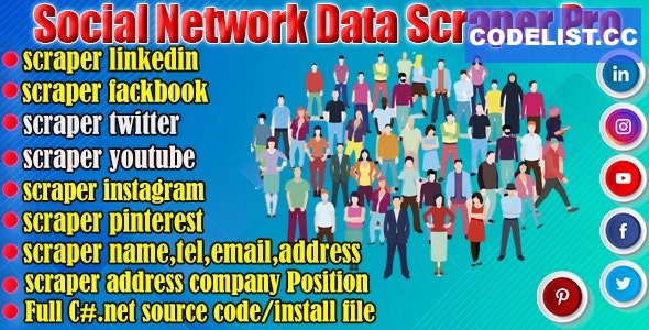 Social Network Data Scraper Pro v12.0