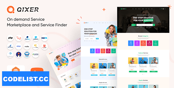 Qixer v1.3.0 - Multi-Vendor On demand Service Marketplace and Service Finder