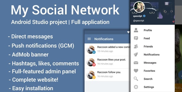 My Social Network (App and Website)