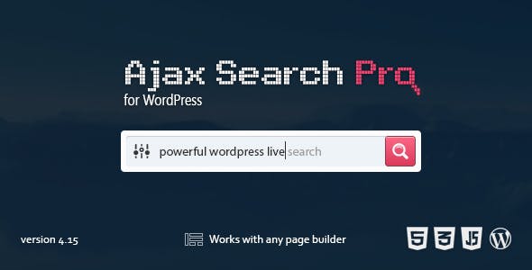 Ajax Search Pro for WordPress v4.26.12