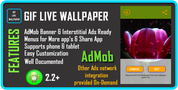 GIF Live Wallpaper with AdMob